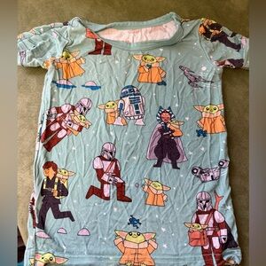 Little Sleepies Grogu and friends sleep shirt